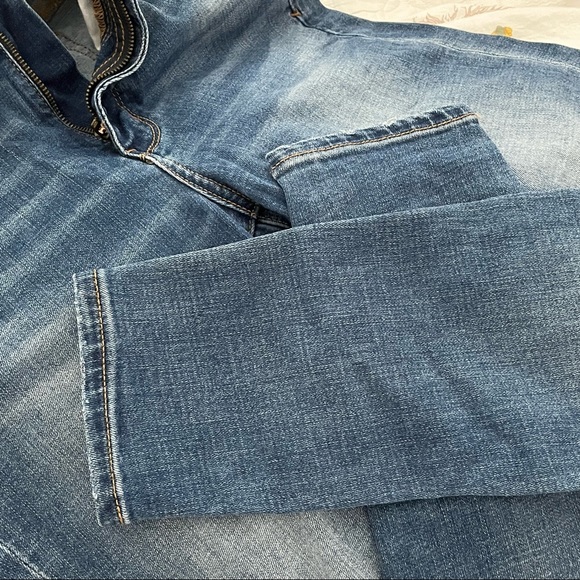 American Eagle Outfitters High Rise Jeggings Super Stretch X Jeans Size 8 Long - Picture 6 of 8